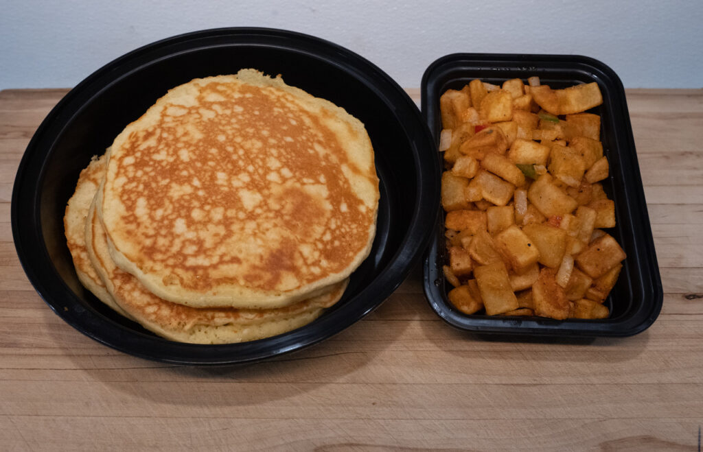 Harbor Pancakes Platter (3) w/ Home Fries